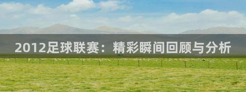  2012足球联赛：精彩瞬间回顾与分析