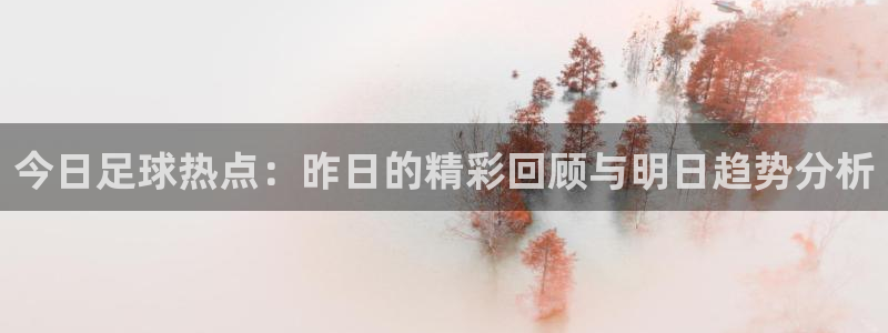  今日足球热点：昨日的精彩回顾与明日趋势分析