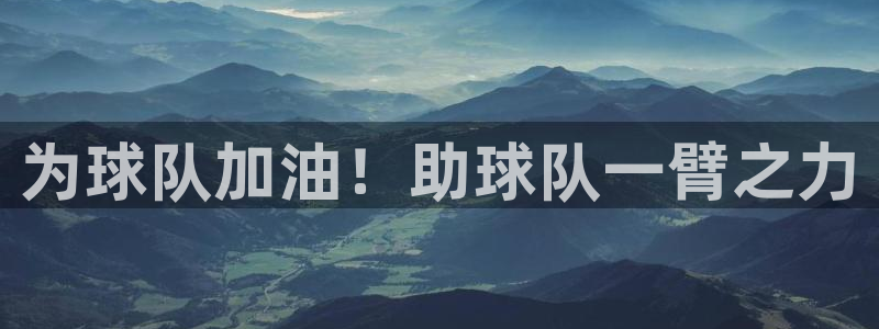  为球队加油！助球队一臂之力